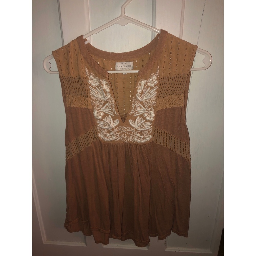 LUCKY BRAND SLEEVELESS TANK